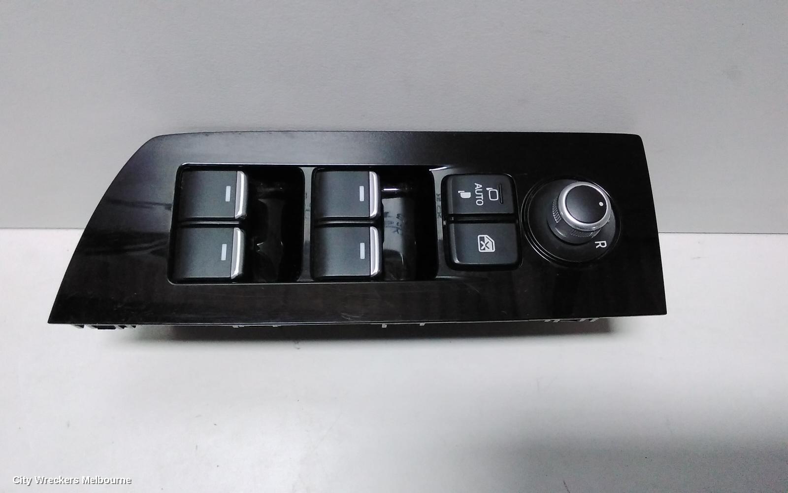 MAZDA CX9 PWR DR WIND SWITCH, RH FRONT (MASTER SWITCH), NON AUTO FOLD MIRROR TYPE, TC, 07/2016 ONWARDS