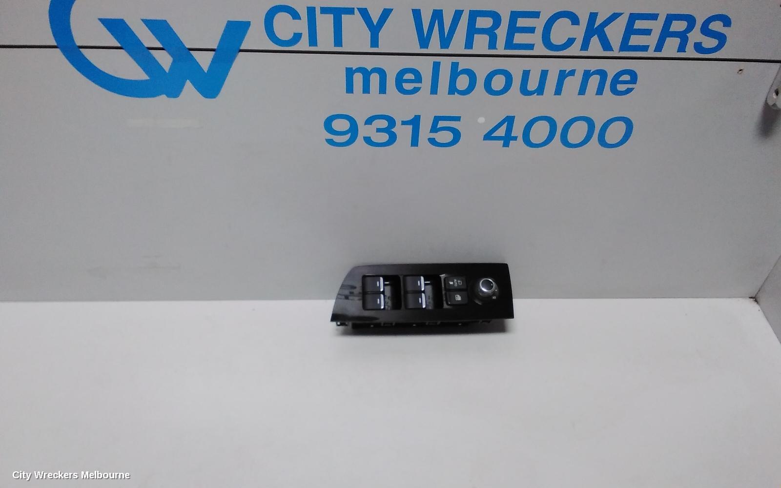 MAZDA CX9 PWR DR WIND SWITCH, RH FRONT (MASTER SWITCH), NON AUTO FOLD MIRROR TYPE, TC, 07/2016 ONWARDS