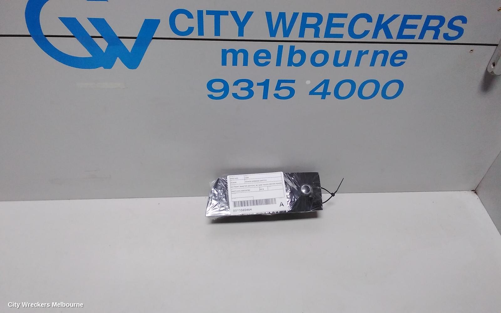 MAZDA CX9 PWR DR WIND SWITCH, RH FRONT (MASTER SWITCH), NON AUTO FOLD MIRROR TYPE, TC, 07/2016 ONWARDS