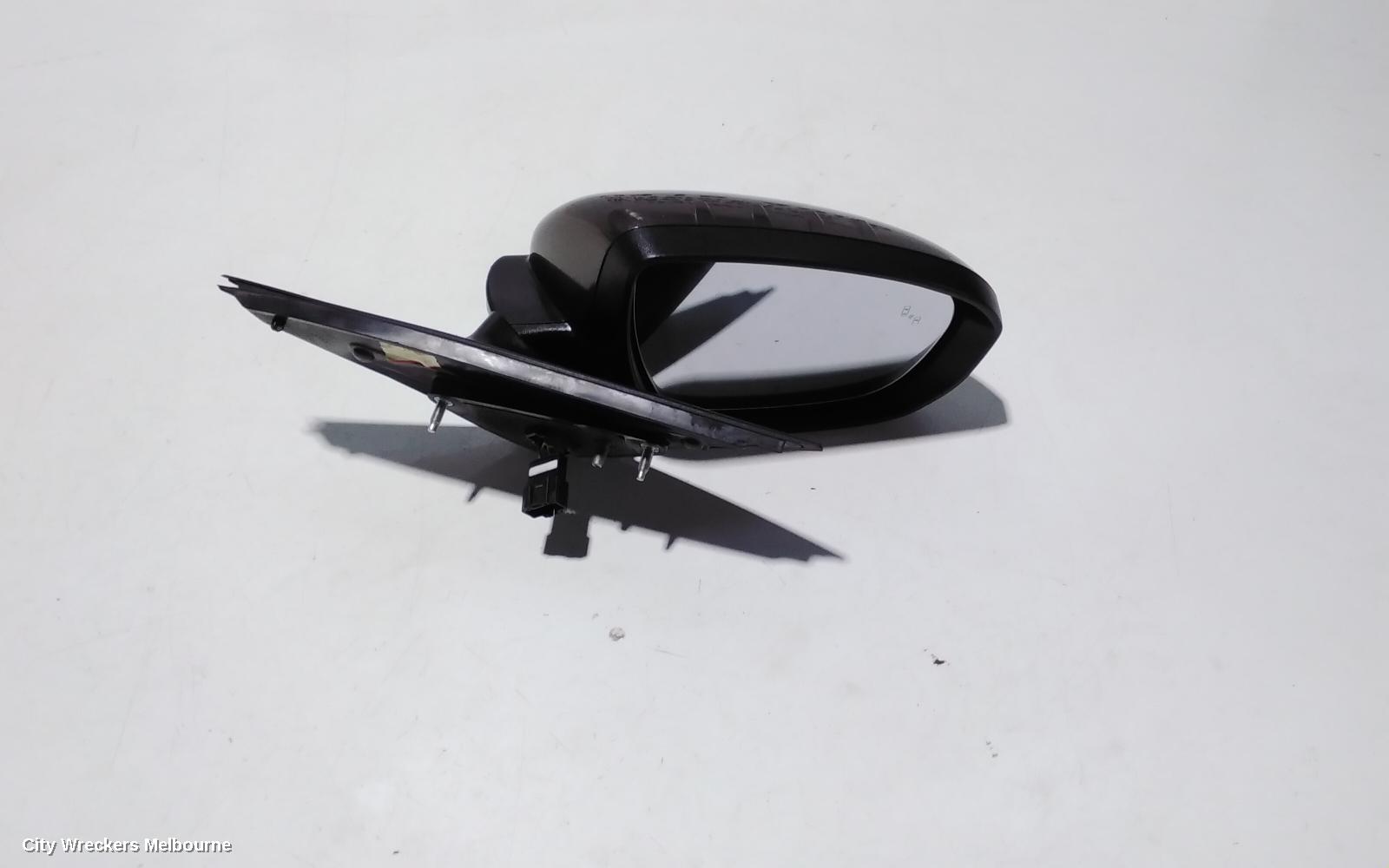 KIA OPTIMA RIGHT DOOR MIRROR, TF, POWER FOLD, W/ BLIND SPOT, RECTANGLE PLUG TYPE, 10/2013 - 10/2015