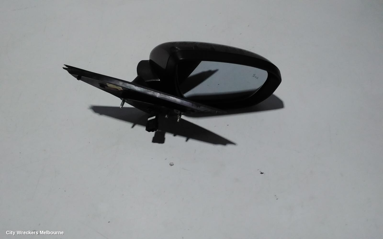 KIA OPTIMA RIGHT DOOR MIRROR, TF, POWER FOLD, W/ BLIND SPOT, RECTANGLE PLUG TYPE, 10/2013 - 10/2015