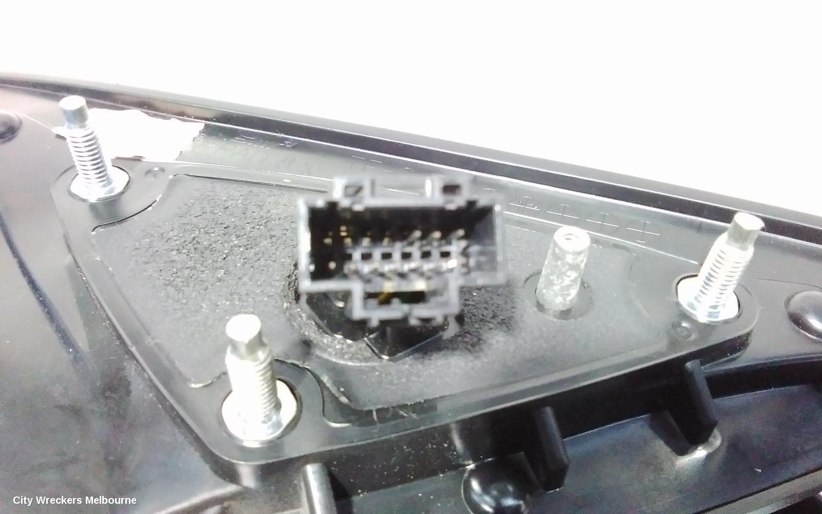 KIA OPTIMA RIGHT DOOR MIRROR, TF, POWER FOLD, W/ BLIND SPOT, RECTANGLE PLUG TYPE, 10/2013 - 10/2015