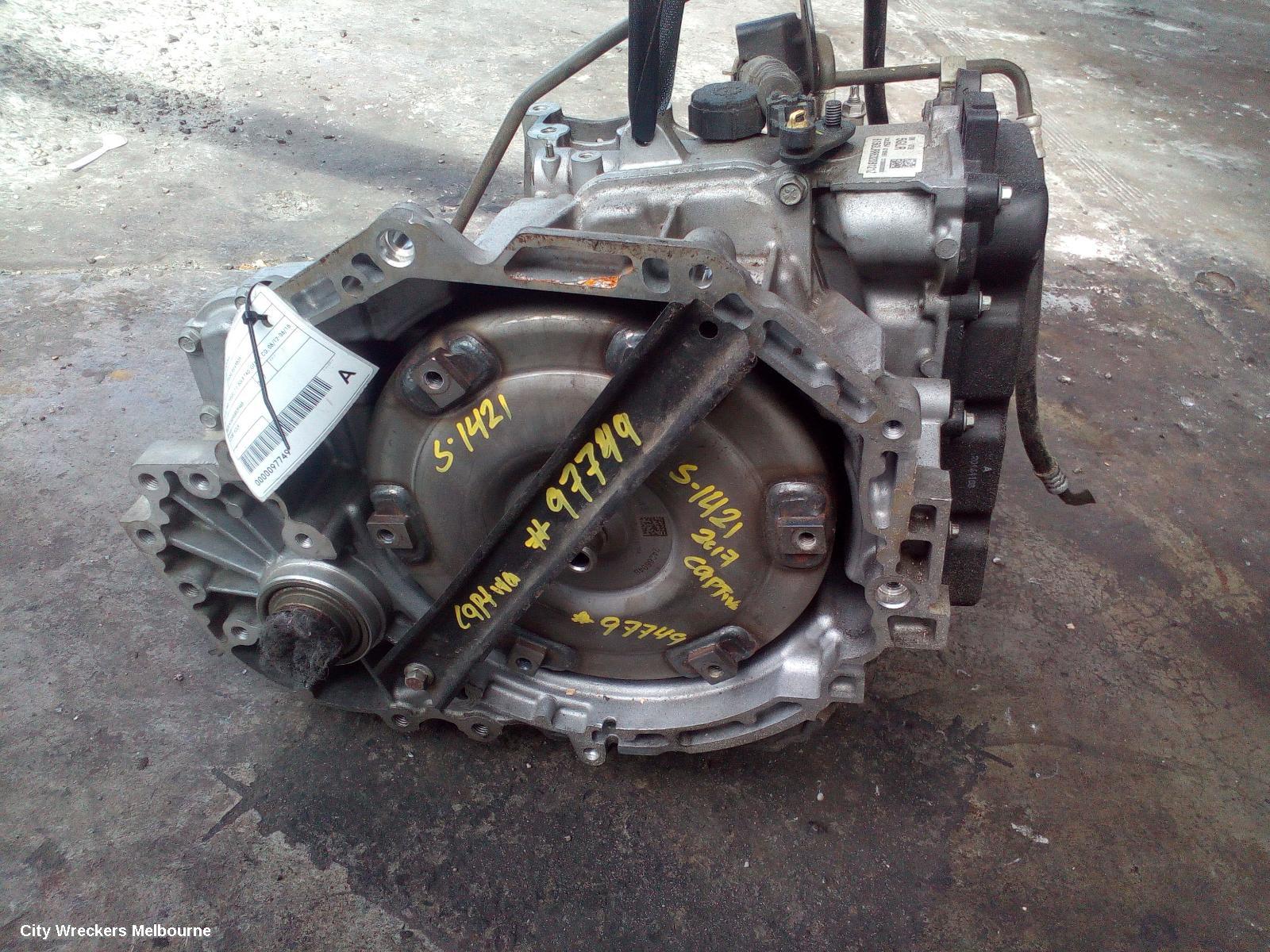 HOLDEN CAPTIVA TRANS/GEARBOX, AUTO, FWD, DIESEL, 2.2, 5GLR TAG (GEN 2), CG, 08/2012 - 06/2018