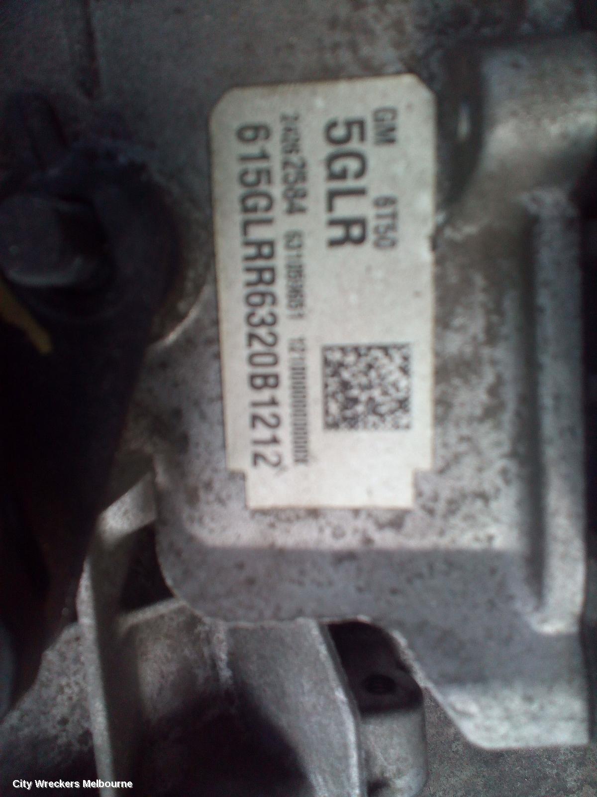 HOLDEN CAPTIVA TRANS/GEARBOX, AUTO, FWD, DIESEL, 2.2, 5GLR TAG (GEN 2), CG, 08/2012 - 06/2018