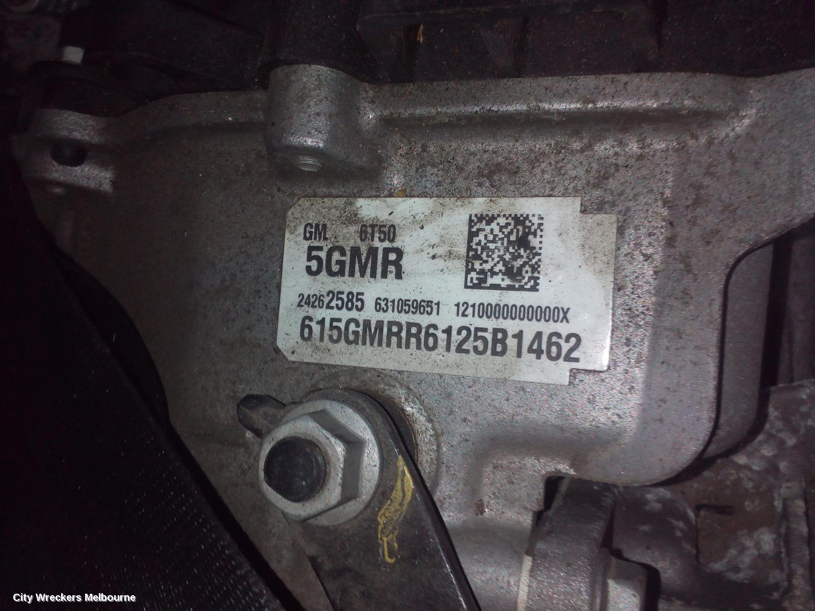 HOLDEN CAPTIVA TRANS/GEARBOX, AUTO, AWD, DIESEL, 2.2, 5GMR TAG (GEN 2), NO TRANSFER CASE, CG, 08/2012 - 06/2018