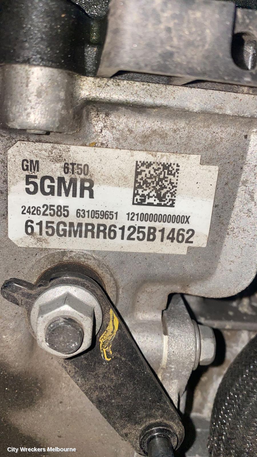HOLDEN CAPTIVA TRANS/GEARBOX, AUTO, AWD, DIESEL, 2.2, 5GMR TAG (GEN 2), NO TRANSFER CASE, CG, 08/2012 - 06/2018