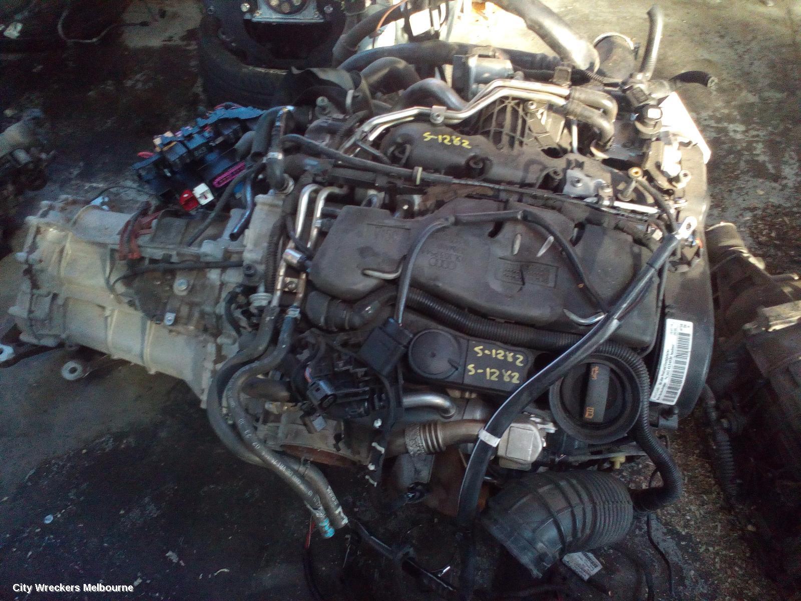 AUDI A4 ENGINE, DIESEL, 2.0, TURBO, FWD, B8 8K, CAGB CODE, 03/2010 - 06/2012