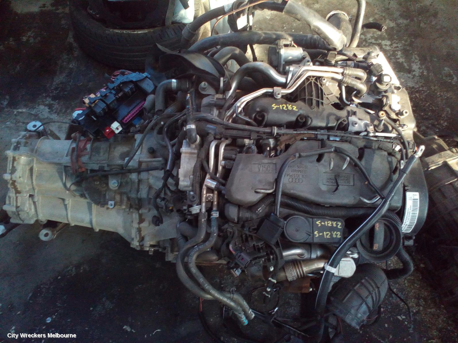 AUDI A4 ENGINE, DIESEL, 2.0, TURBO, FWD, B8 8K, CAGB CODE, 03/2010 - 06/2012
