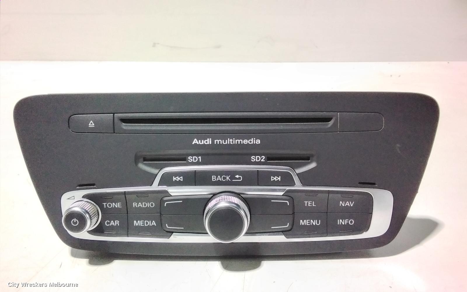 AUDI Q3 RADIO/CD/DVD/SAT/TV, NAVIGATION, 8U, 03/2012 - 12/2018