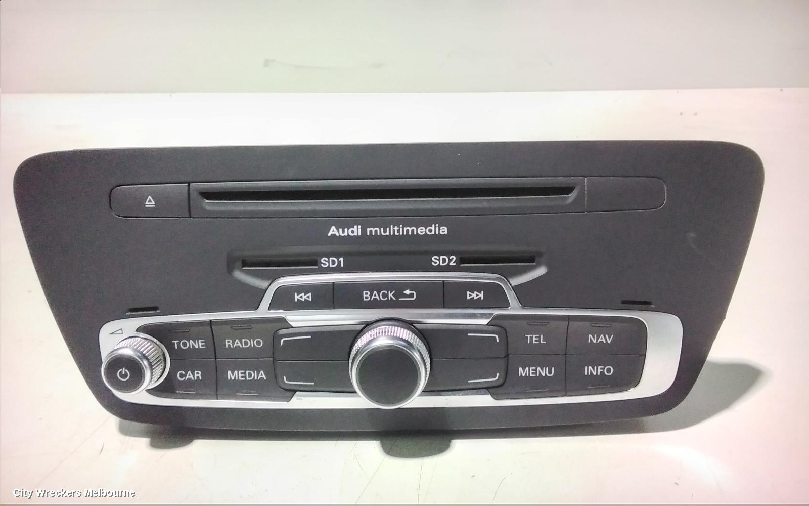 AUDI Q3 RADIO/CD/DVD/SAT/TV, NAVIGATION, 8U, 03/2012 - 12/2018