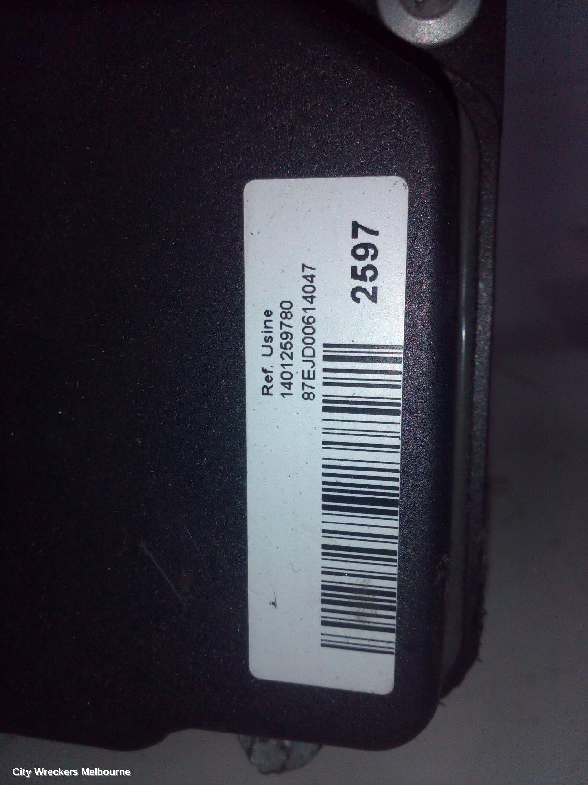 PEUGEOT EXPERT ABS PUMP/MODULATOR, VAN 09/2008 - 01/2015