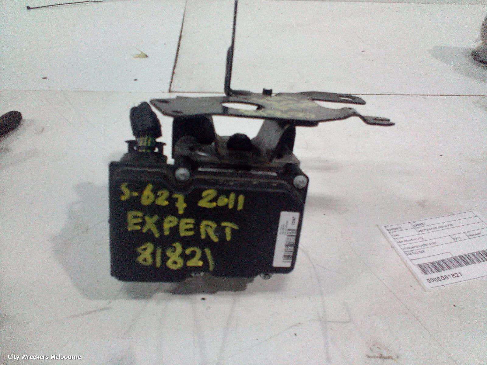 PEUGEOT EXPERT ABS PUMP/MODULATOR, VAN 09/2008 - 01/2015