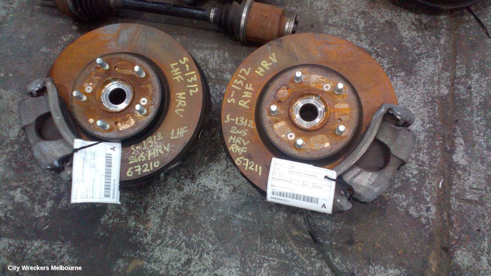 HONDA HRV LEFT FRONT HUB ASSEMBLY, RU, 12/2014 - 10/2021