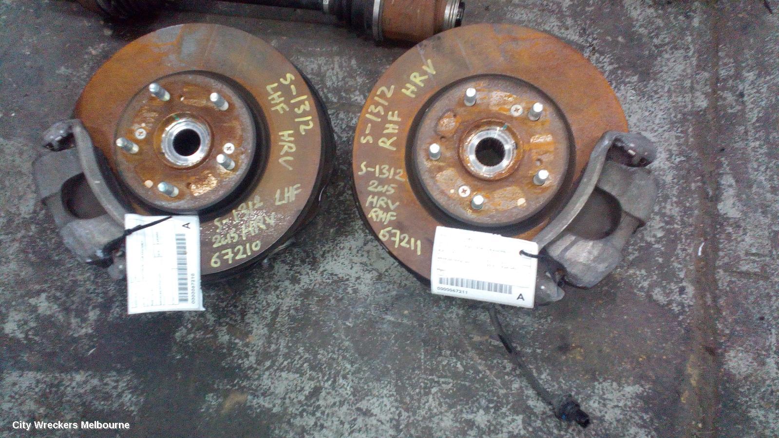 HONDA HRV RIGHT FRONT HUB ASSEMBLY, RU, 12/2014 - 10/2021