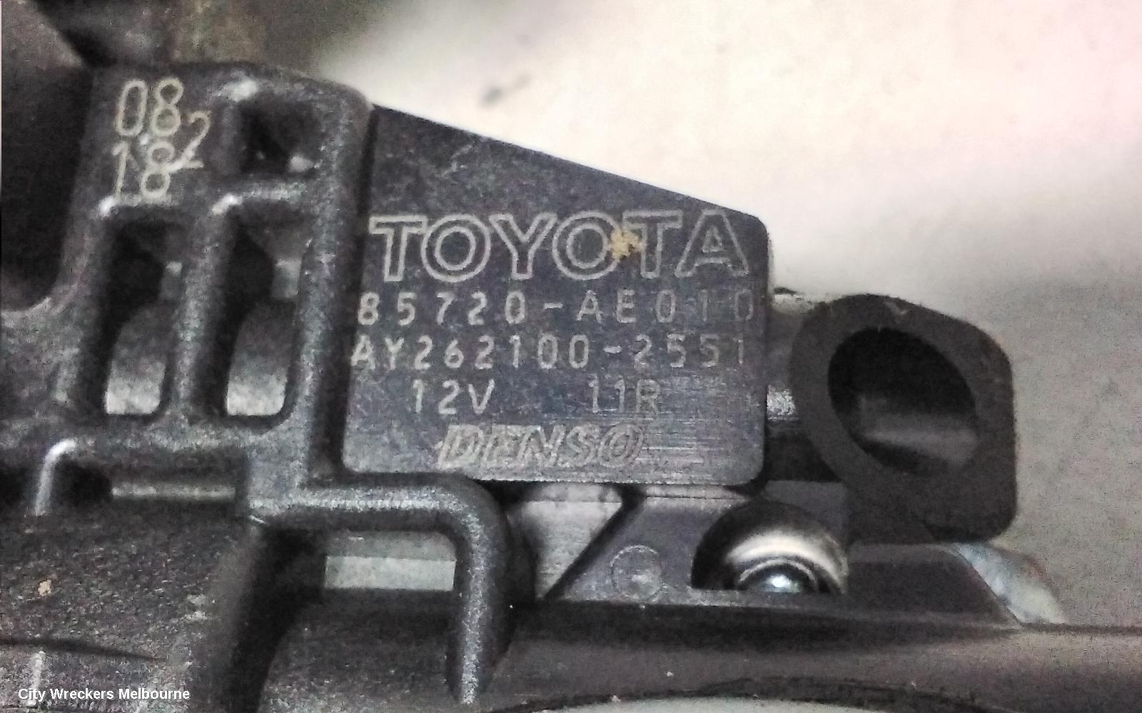 TOYOTA KLUGER LEFT REAR WND REG/MOTOR, XU50 SERIES, 03/2014 - 02/2021