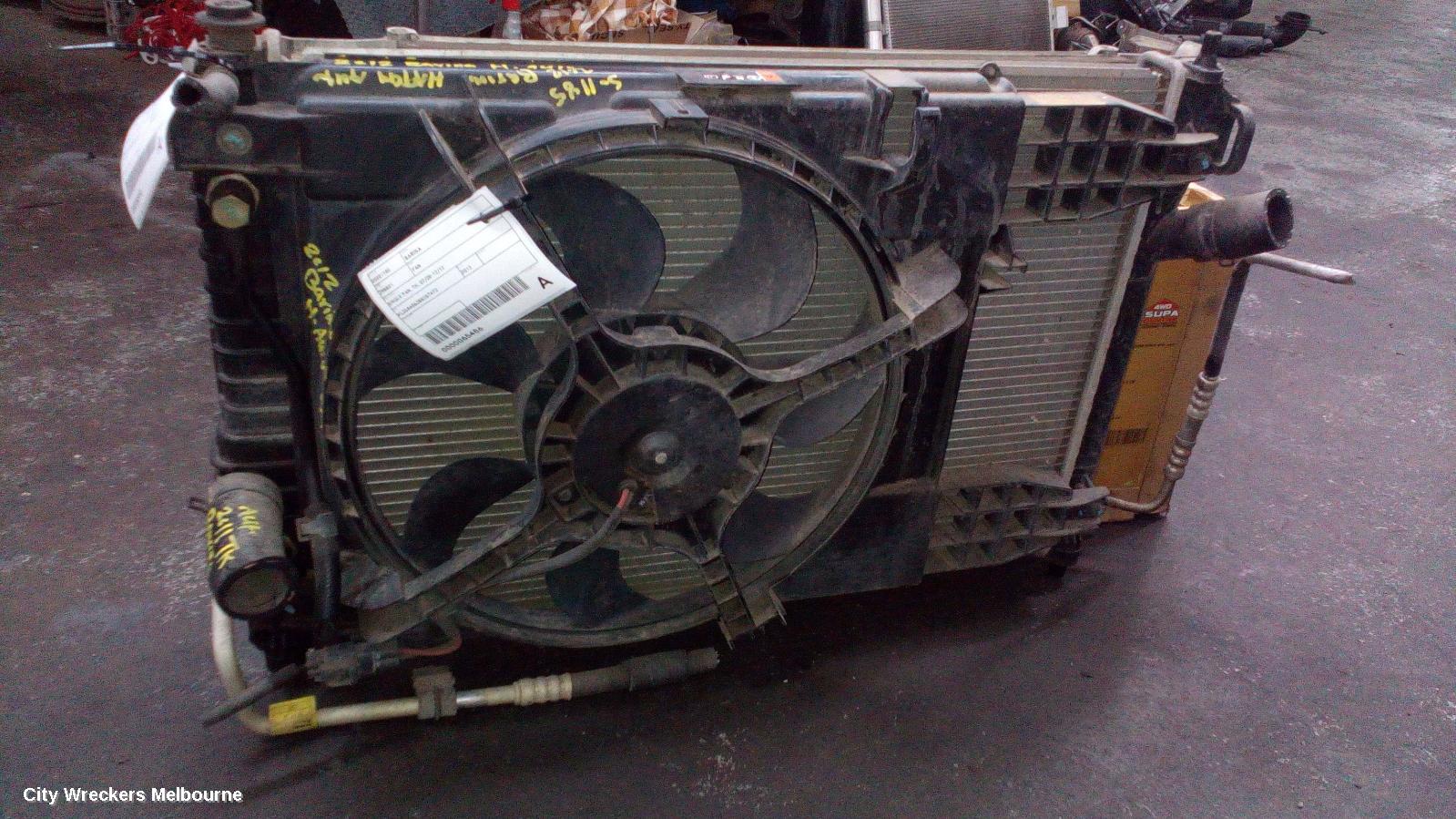 HOLDEN BARINA FAN, SINGLE FAN, TK, 07/2008 - 12/2012