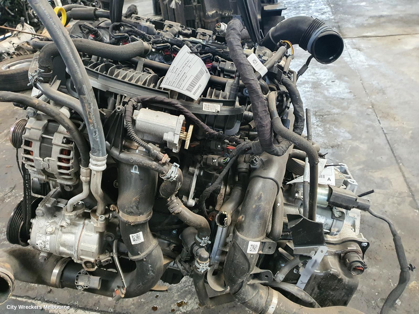 VOLKSWAGEN TIGUAN ENGINE, PETROL, 2.0, TURBO, CZPA CODE, 5NA, 06/2016 ONWARDS