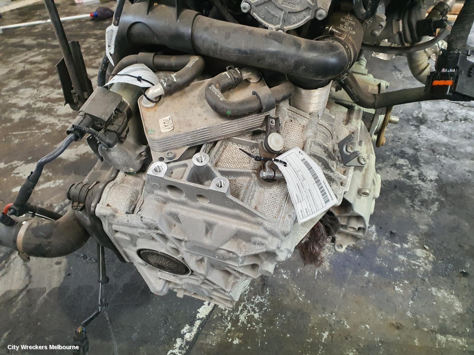 VOLKSWAGEN TIGUAN TRANS/GEARBOX, AUTO, AWD, PETROL, 2.0, 7 SPEED, W/ TRANSFER CASE, 5NA, TUR CODE, 06/2016 ONWARDS