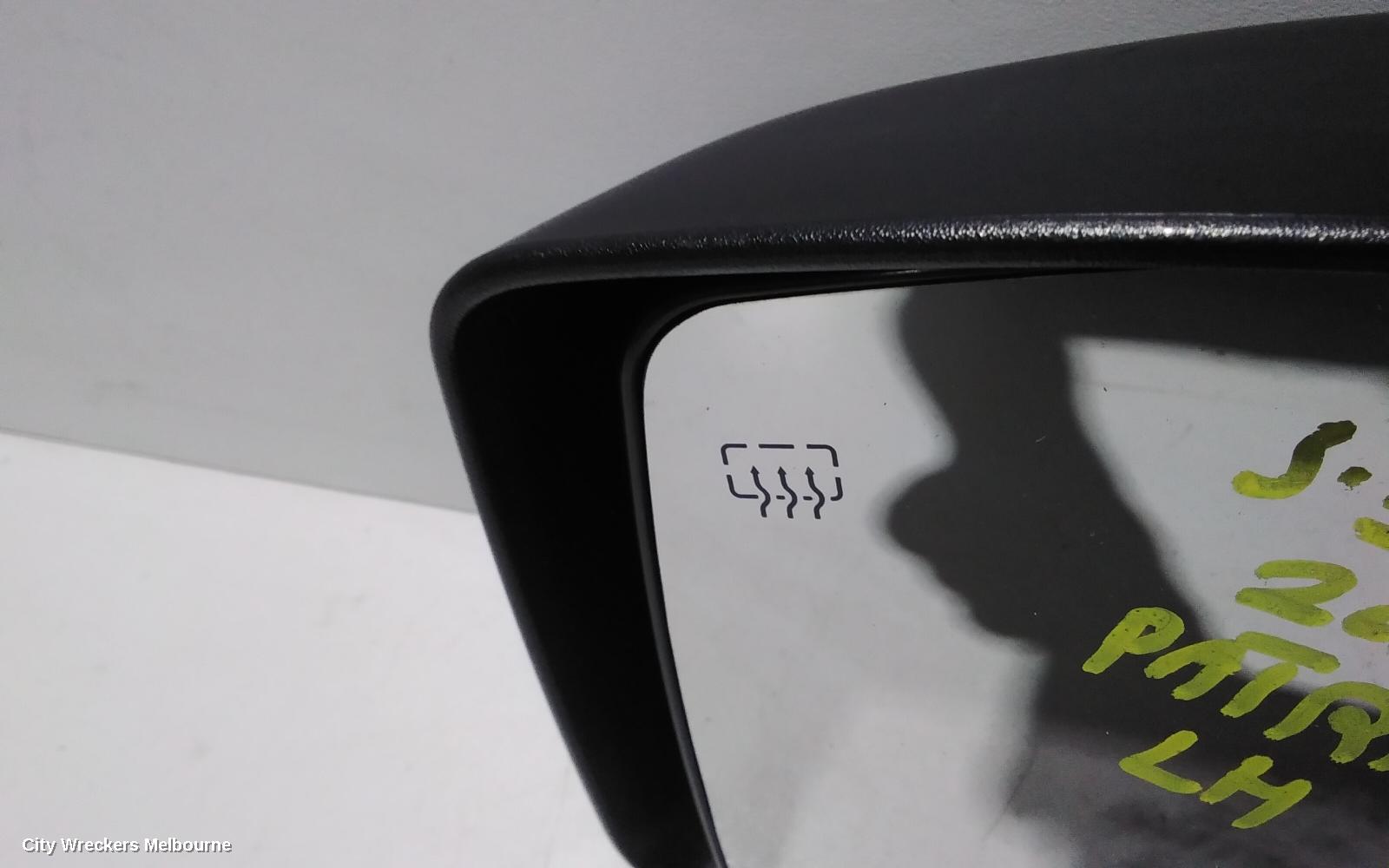 JEEP PATRIOT LEFT DOOR MIRROR, MK, 08/2007 - 12/2016