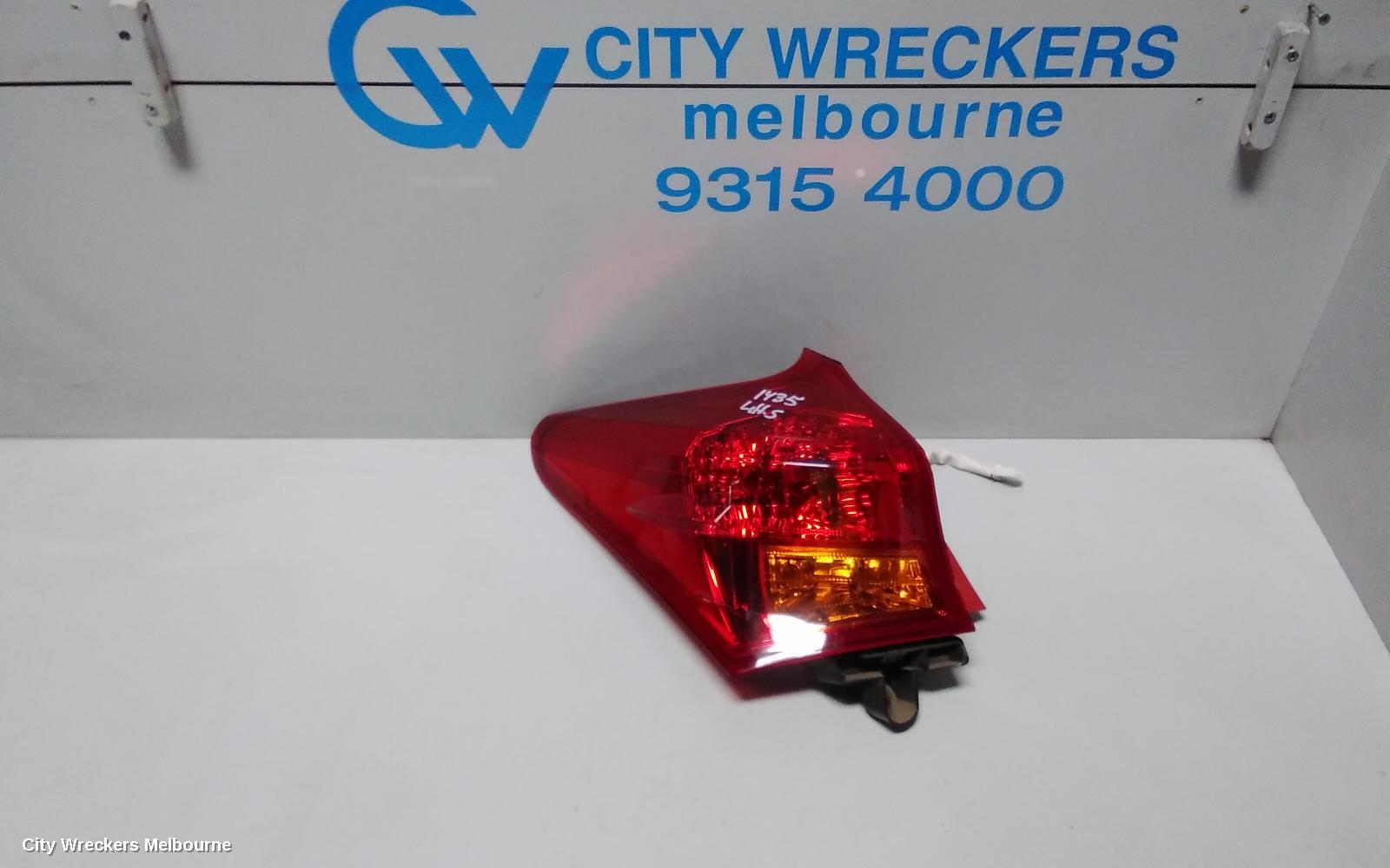 TOYOTA COROLLA LEFT TAILLIGHT, ZRE182R, HATCH, 10/2012 - 03/2015
