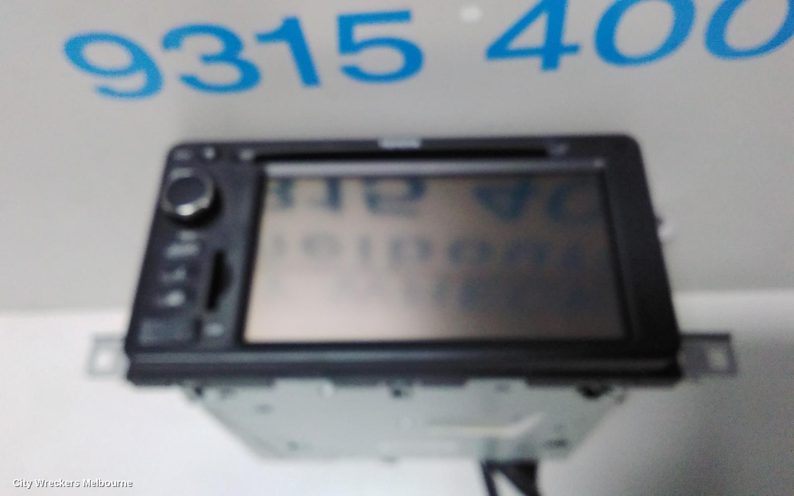 TOYOTA COROLLA RADIO/CD/DVD/SAT/TV, SINGLE DISC W/ USB & BLUETOOTH, ZRE152/20153R, 03/2007 - 10/2013