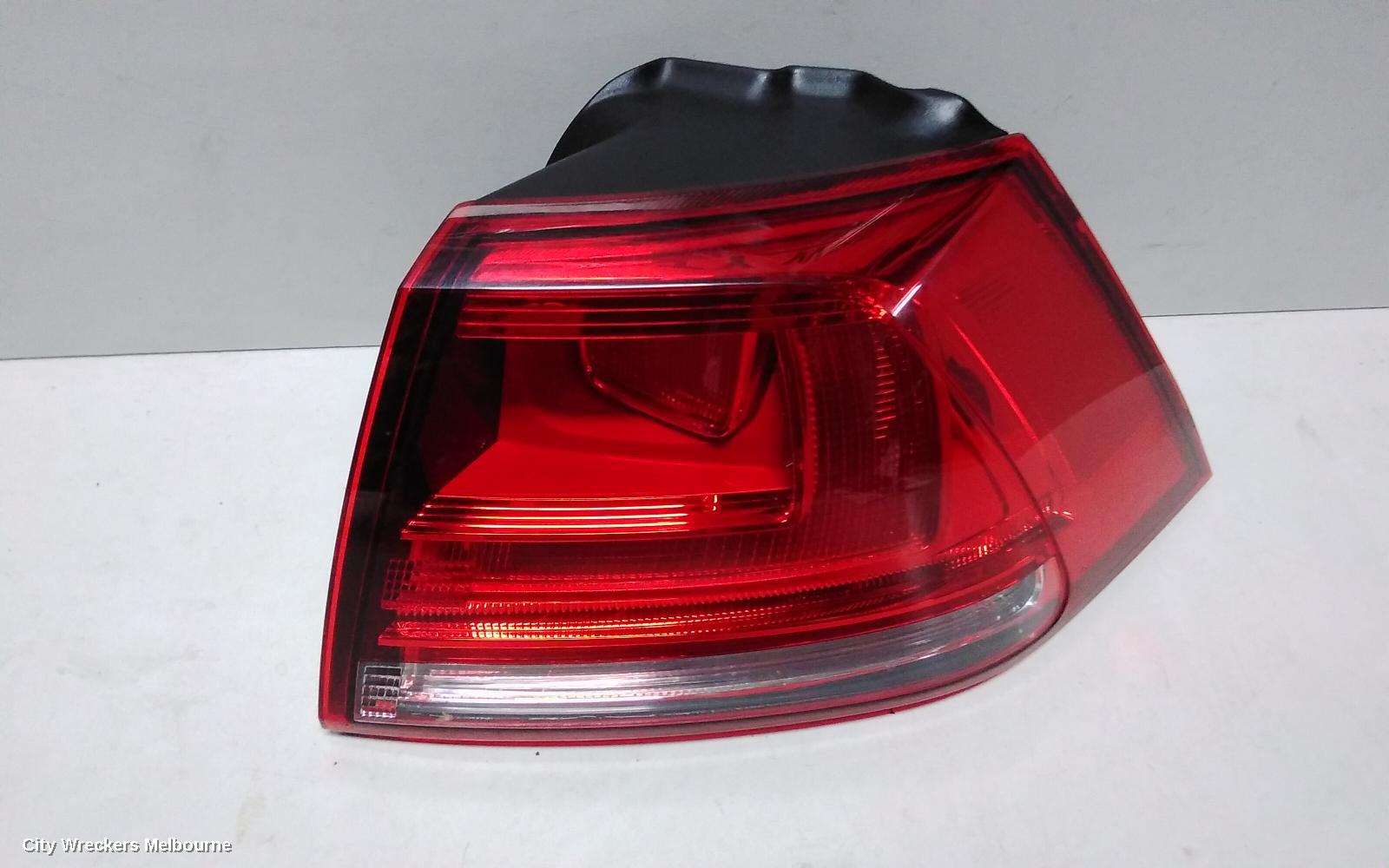 VOLKSWAGEN GOLF RIGHT TAILLIGHT, GEN 7, HATCH, STANDARD, NON LED TYPE, 03/2013 - 03/2017