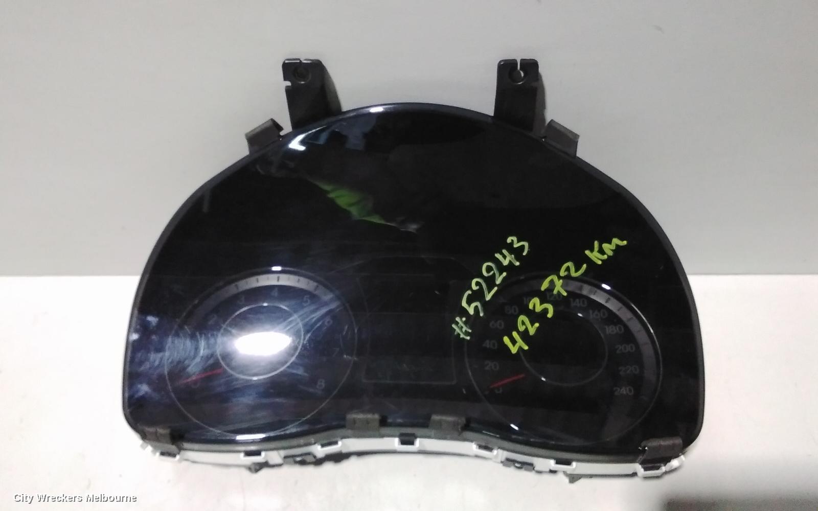 HYUNDAI I40 INSTRUMENT CLUSTER, PETROL, AUTO T/M, VF, 09/2011 ONWARDS