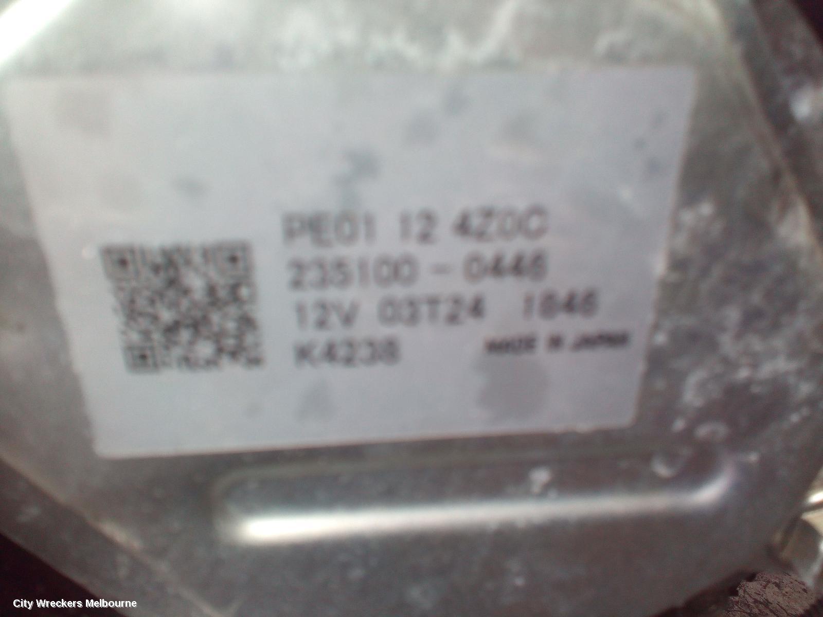 MAZDA CX3 ENGINE, PETROL, 2.0, 109 KW, PE-VPS, SKYACTIV-G, DK, 03/2015 - 07/2018