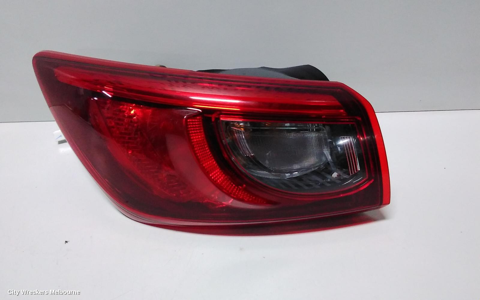 MAZDA CX3 LEFT TAILLIGHT, DK, NON LED TYPE, 03/2015 ONWARDS