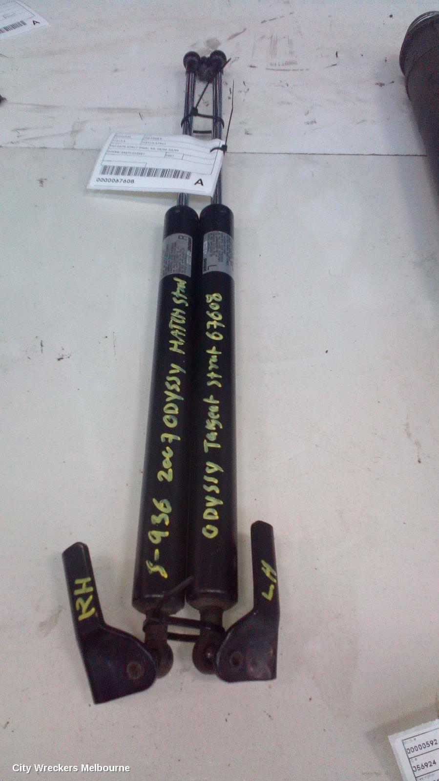 HONDA ODYSSEY HATCH STRUT, TAILGATE STRUT (PAIR), RB, 05/2006 - 03/2009
