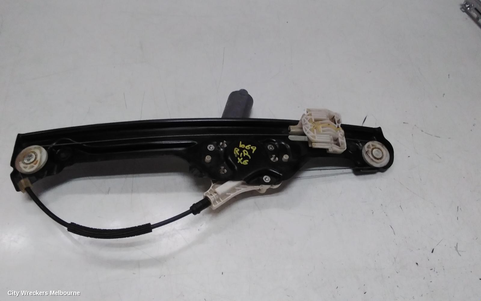 BMW X6 RIGHT REAR WND REG/MOTOR, E71, 07/2008 - 04/2012