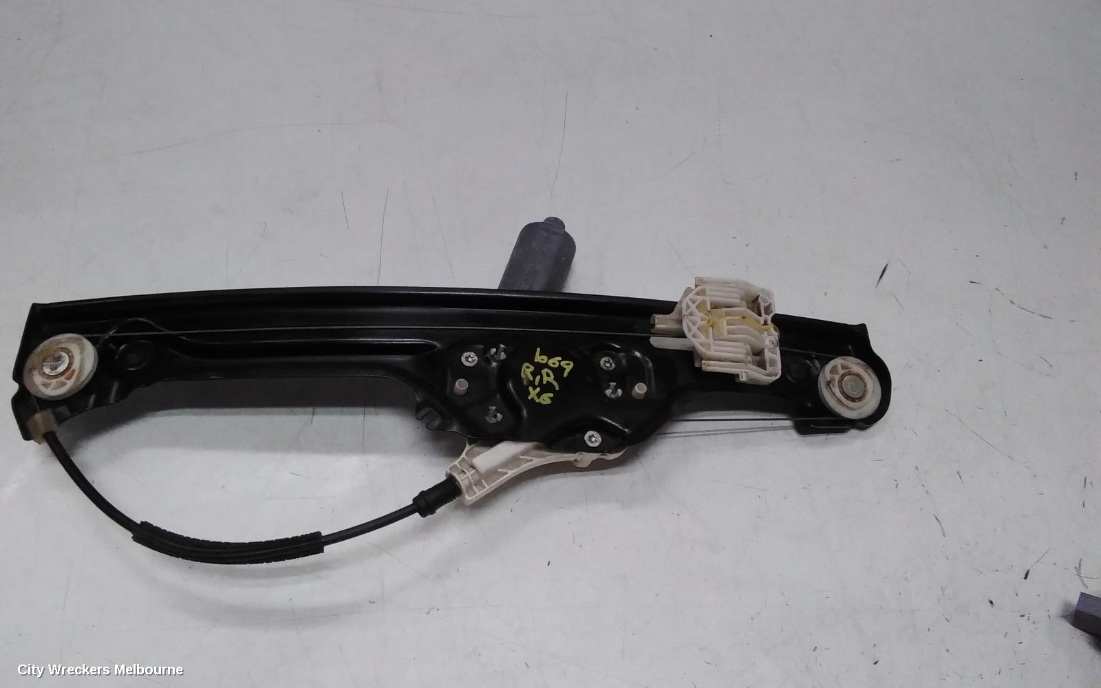 BMW X6 RIGHT REAR WND REG/MOTOR, E71, 07/2008 - 04/2012