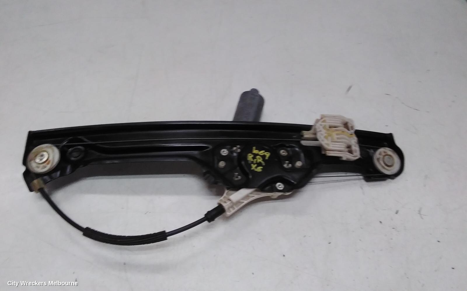 BMW X6 RIGHT REAR WND REG/MOTOR, E71, 07/2008 - 04/2012