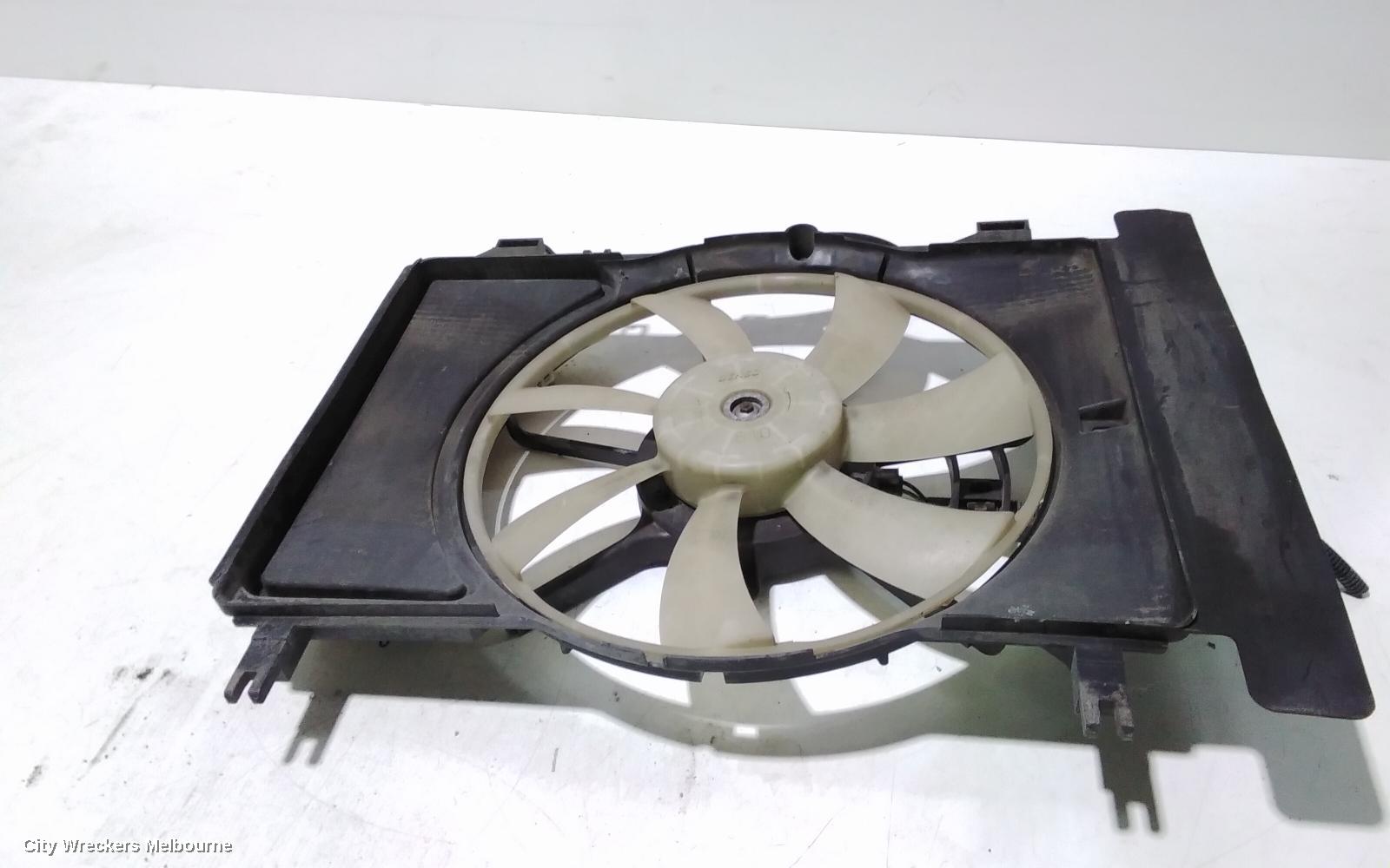 TOYOTA YARIS FAN, RADIATOR FAN, NCP9#-NCP13#, 10/2005 - 12/2019 (AUS ONLY)