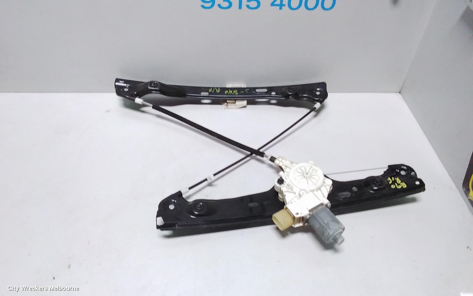 BMW 3 SERIES RIGHT FRONT WINDOW REG/MOTOR, E90, SEDAN, 03/2005 - 01/2012