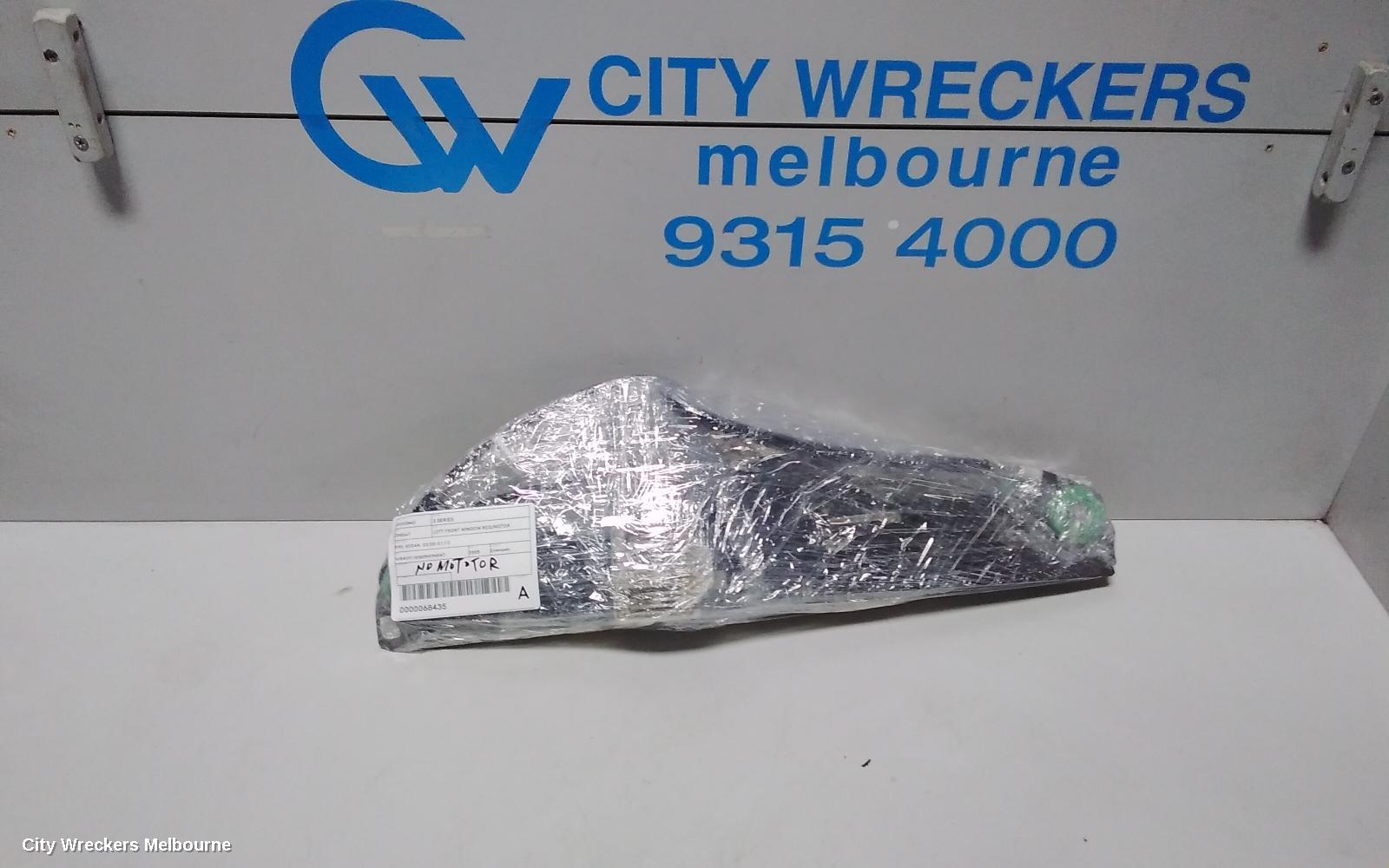 BMW 3 SERIES LEFT FRONT WINDOW REG/MOTOR, E90, SEDAN, 03/2005 - 01/2012