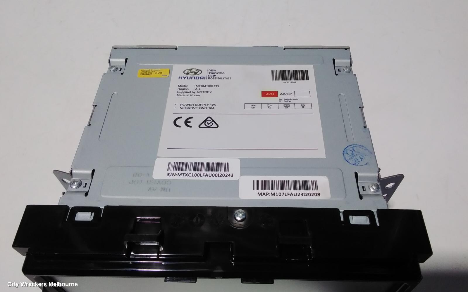 HYUNDAI SONATA RADIO/CD/DVD/SAT/TV, HEAD UNIT, SAT NAV TYPE, LF, 08/2017 - 01/2020
