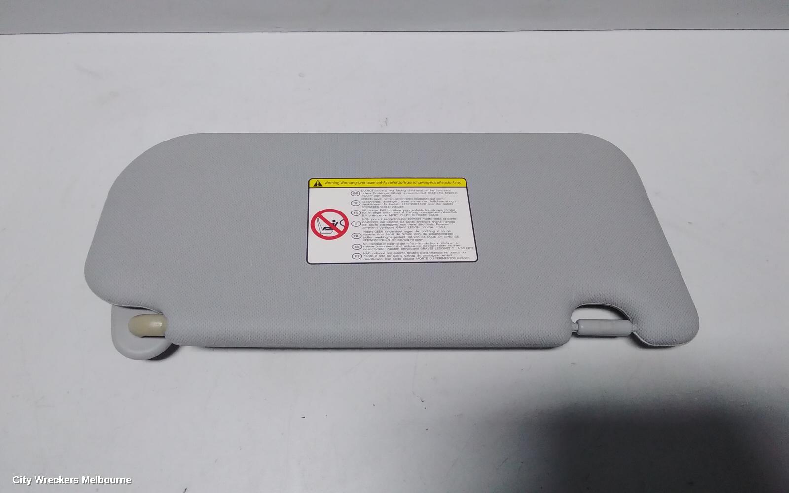 HYUNDAI IX35 SUNVISOR, LM SERIES, LH SIDE, NON LAMP & EXTENSION TYPE, 11/2009 - 01/2016