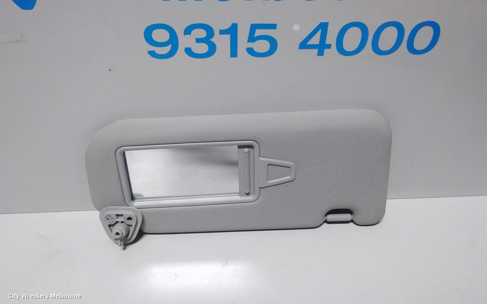 HYUNDAI IX35 SUNVISOR, LM SERIES, RH SIDE, NON LAMP & EXTENSION TYPE, 11/2009 - 01/2016