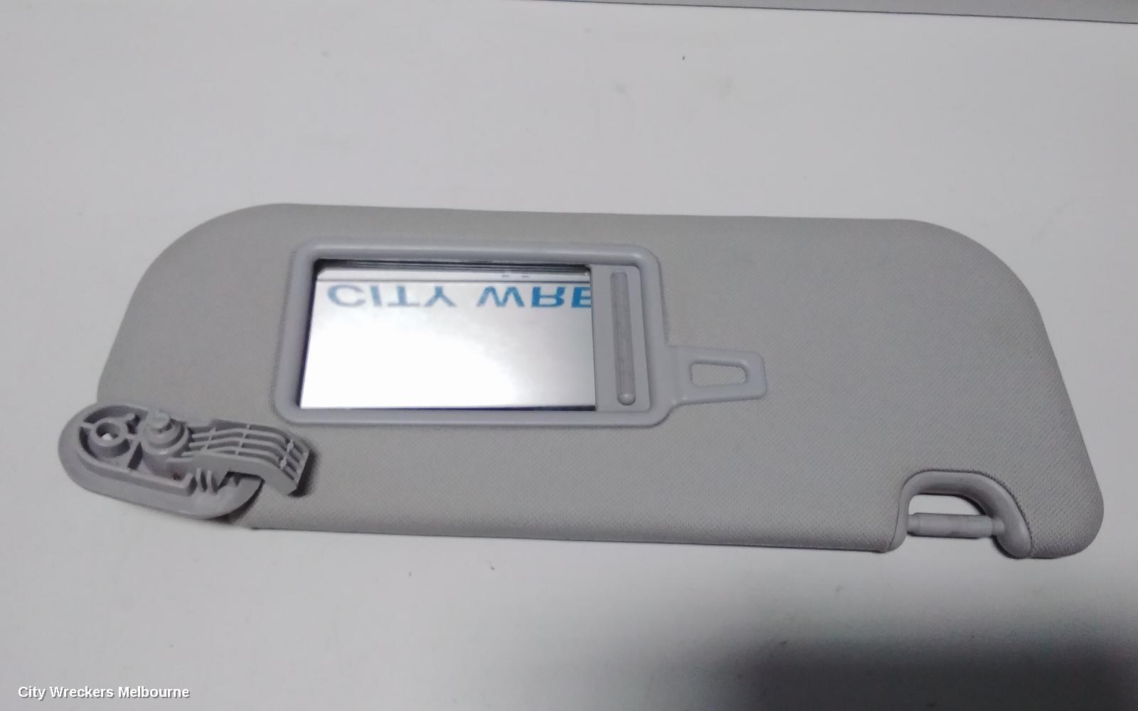 HYUNDAI I30 SUNVISOR, GD, PAIR, W/ MIRROR, NON COURTESY LIGHT TYPE, 03/2012 - 02/2017