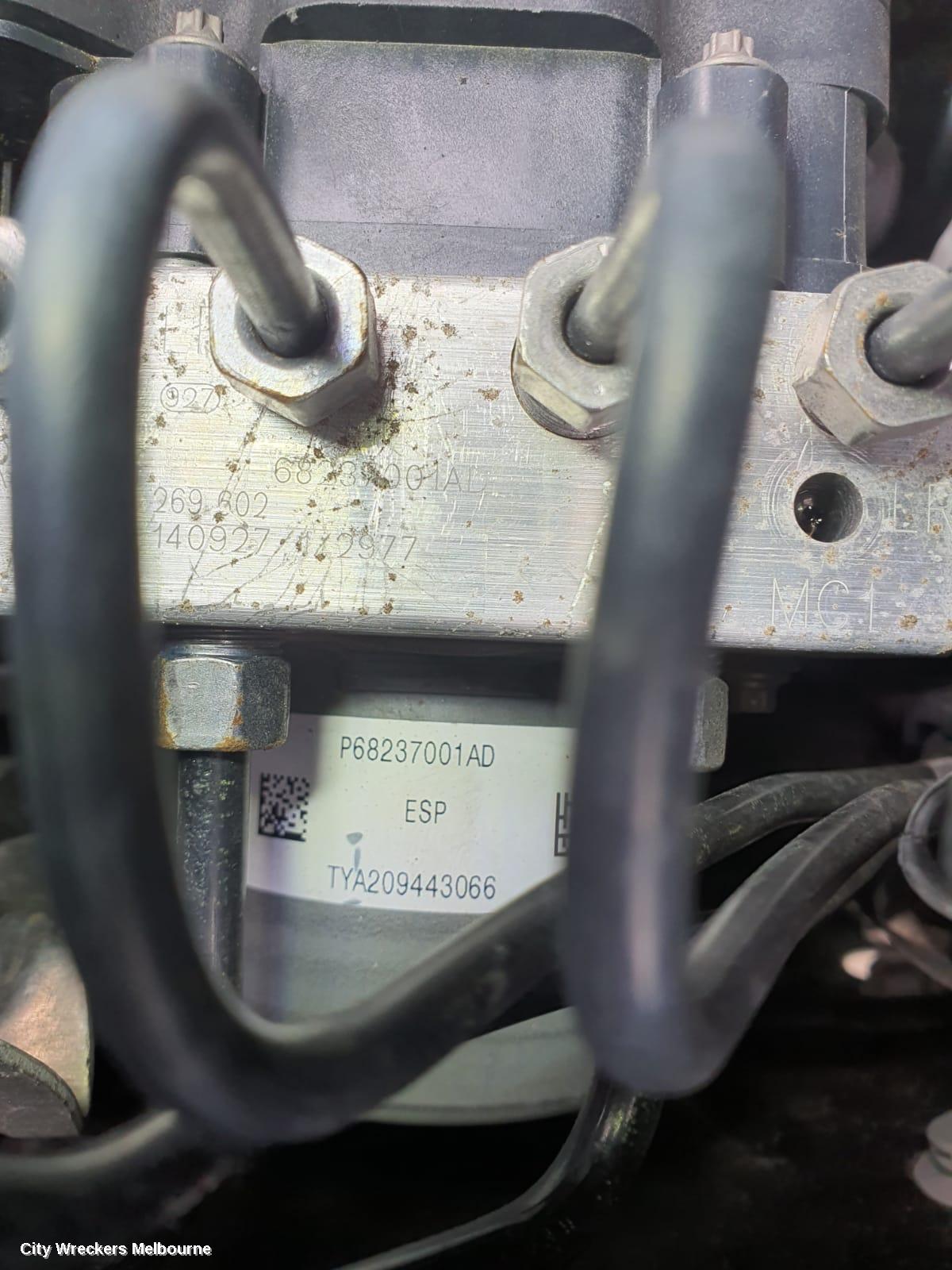JEEP CHEROKEE ABS PUMP/MODULATOR, P/N P68237001AD, KL, 02/2014 ONWARDS