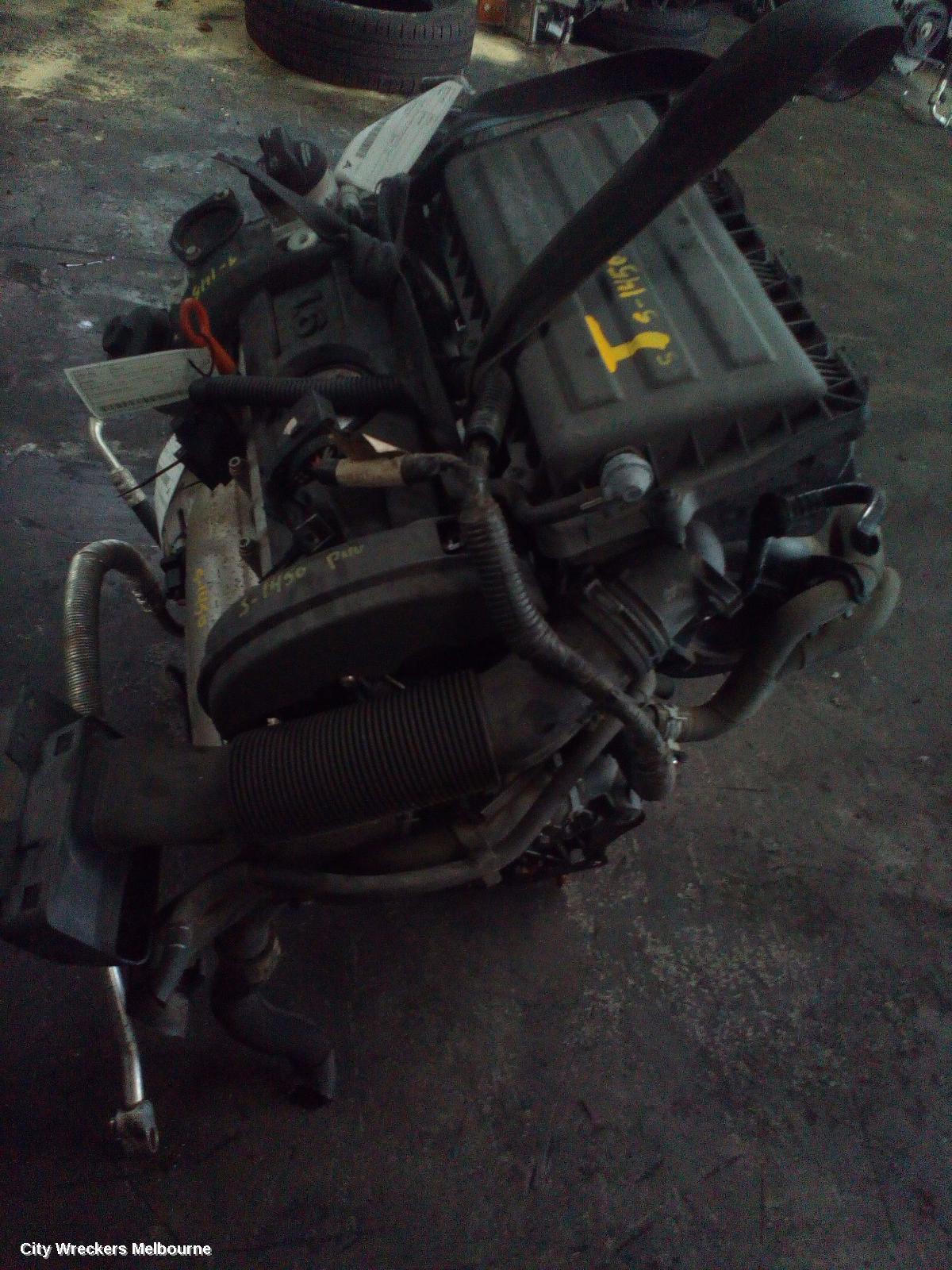VOLKSWAGEN POLO ENGINE, PETROL, 1.6, 9N, BTS CODE, 07/2006 - 04/2010