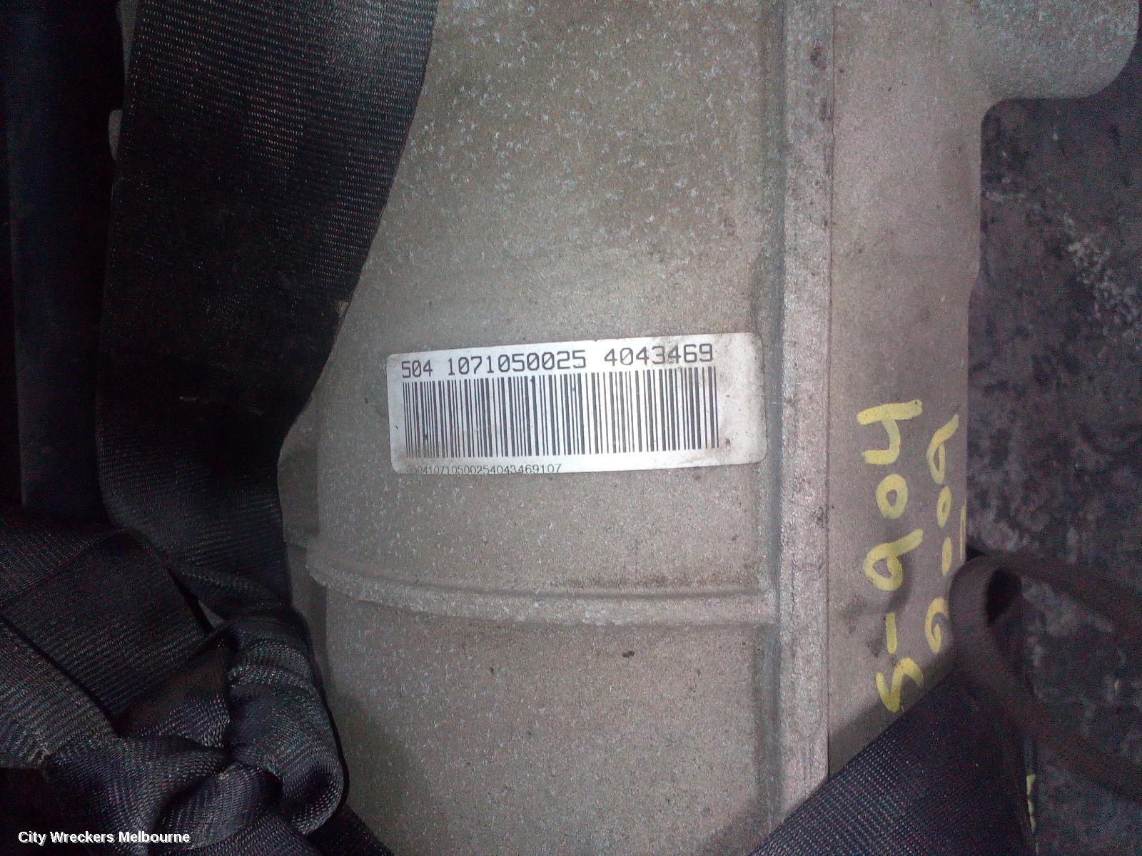 BMW X3 TRANS/GEARBOX, AUTO, DIESEL, 2.0, N47, E83, 09/2007 - 11/2010