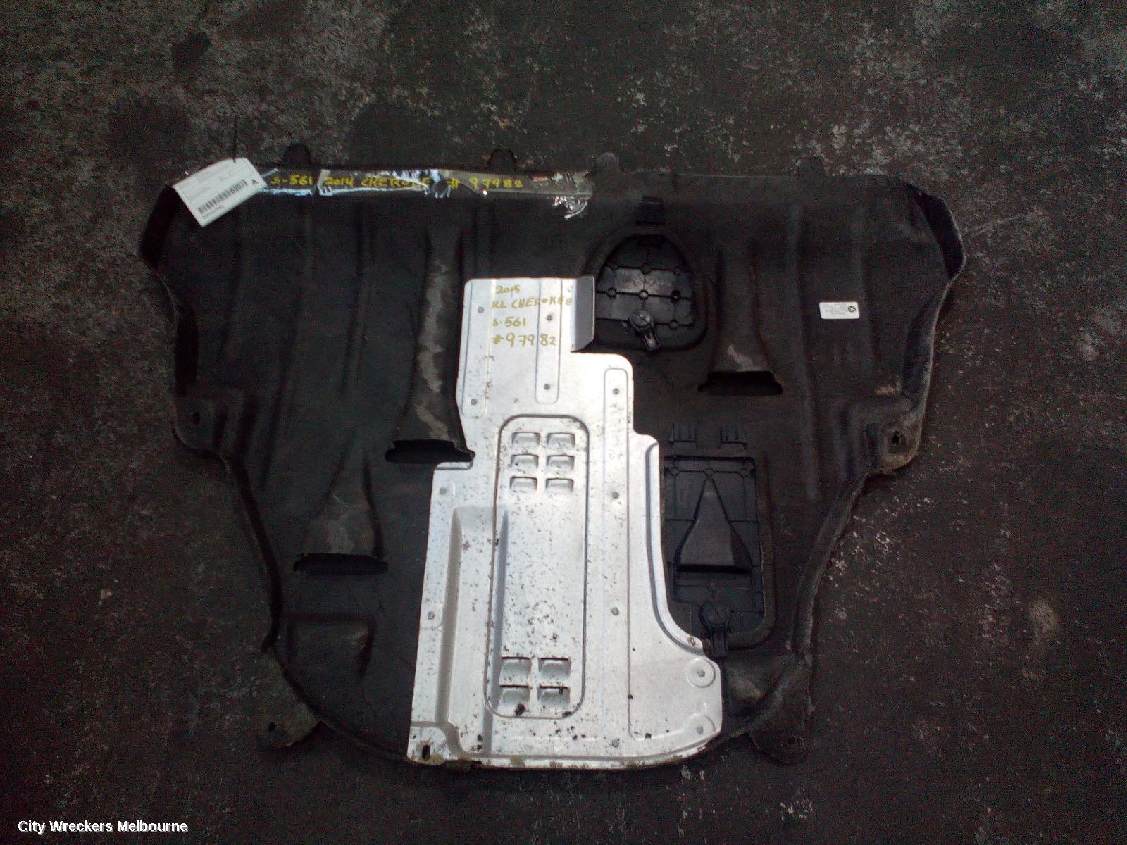JEEP CHEROKEE LOWER ENGINE SPLASH TRAY, KL, PETROL, 2.4, 02/2014 - 11/2022