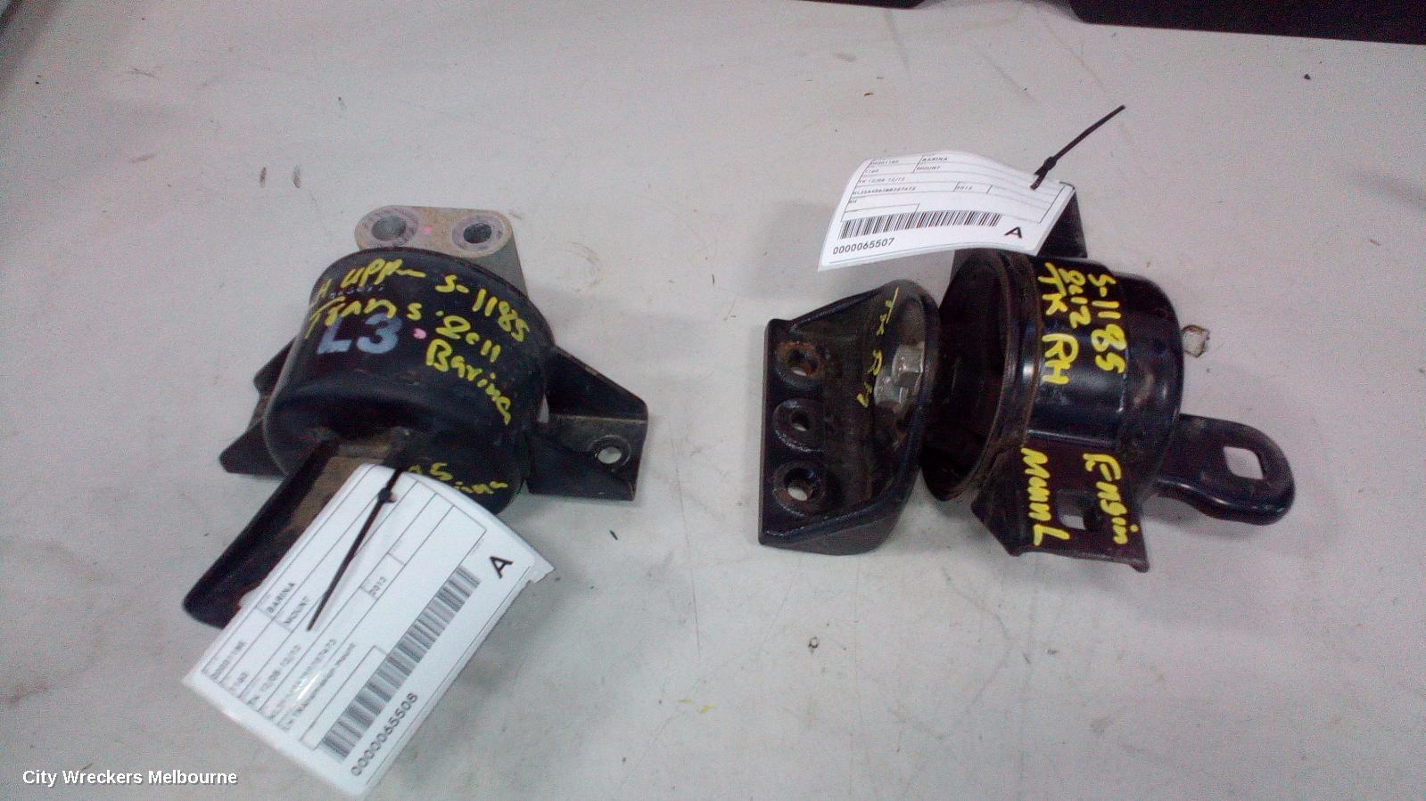 HOLDEN BARINA MOUNT, ENGINE MOUNT, RIGHT, PETROL, 1.6, F16D3, TK, 12/2005 - 12/2012