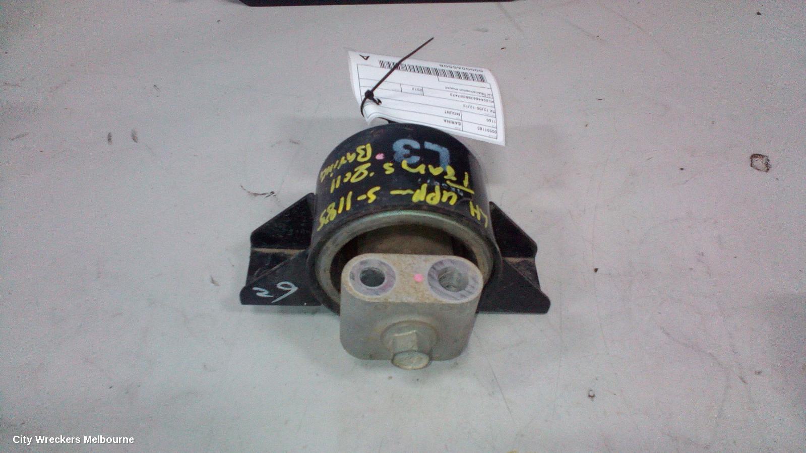 HOLDEN BARINA MOUNT, ENGINE MOUNT, LEFT, PETROL, 1.6, F16D3, TK, 12/2005 - 12/2012