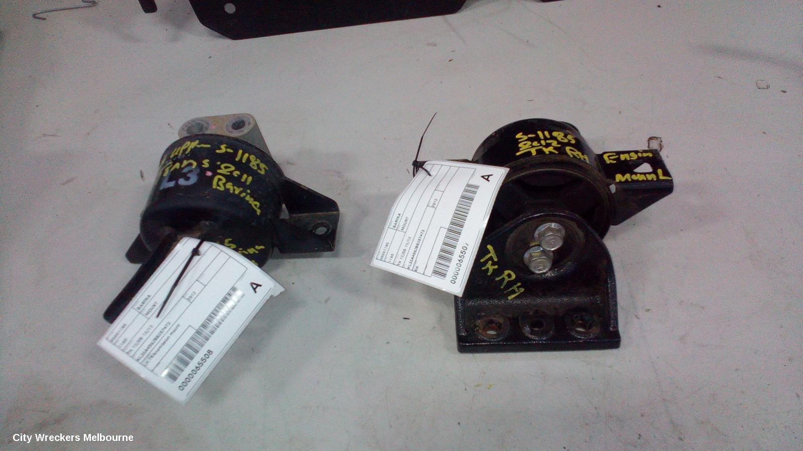 HOLDEN BARINA MOUNT, ENGINE MOUNT, LEFT, PETROL, 1.6, F16D3, TK, 12/2005 - 12/2012
