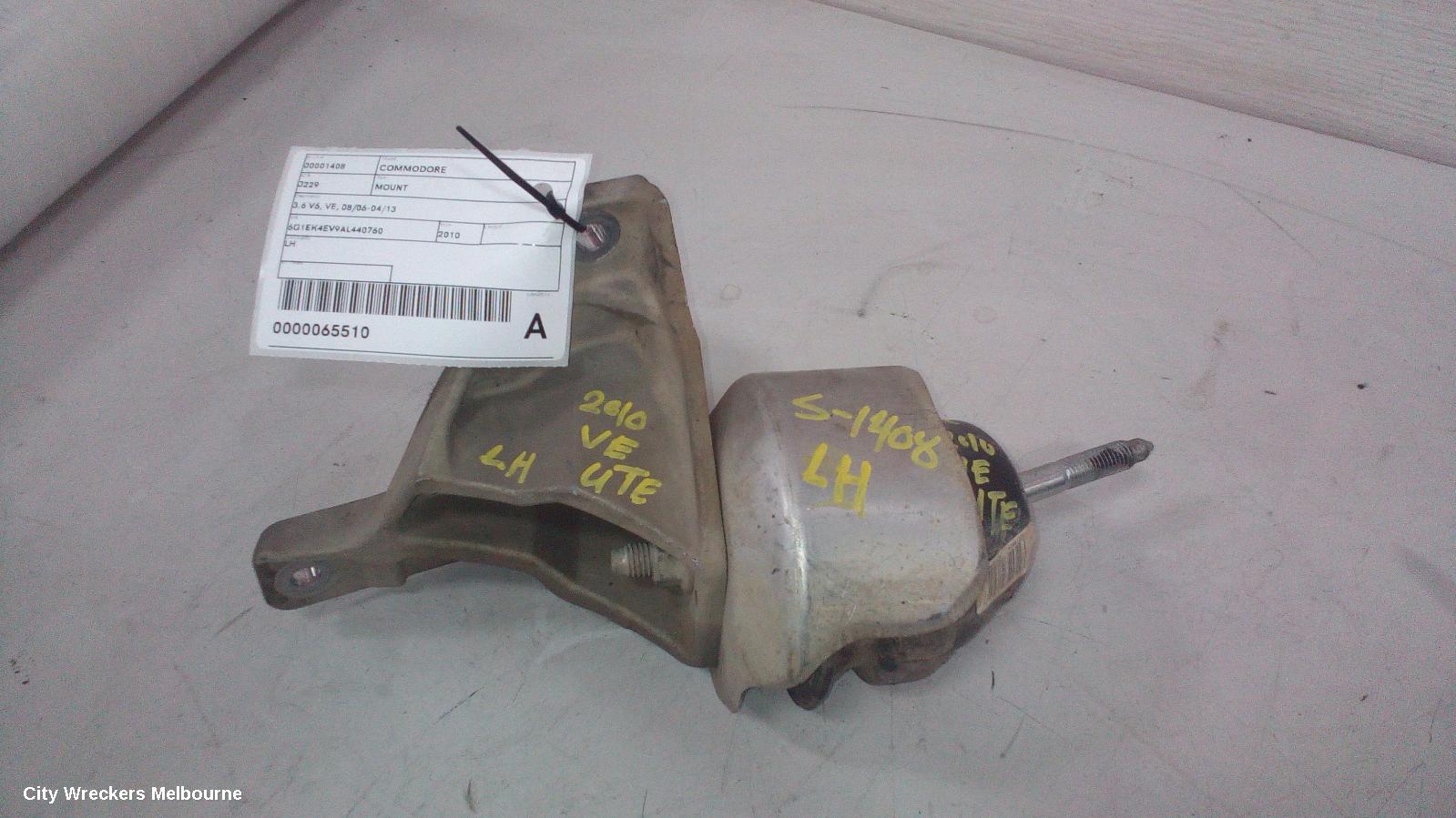 HOLDEN COMMODORE MOUNT, 3.6 V6, VE, 08/2006 - 04/2013