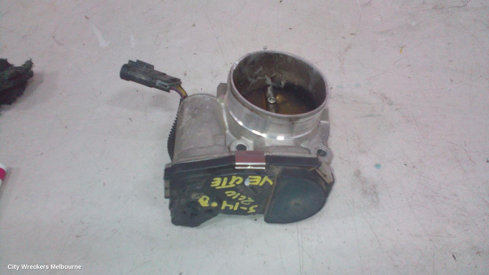 HOLDEN COMMODORE THROTTLE BODY, 3.6, LLT, VE, 08/2009 - 04/2013