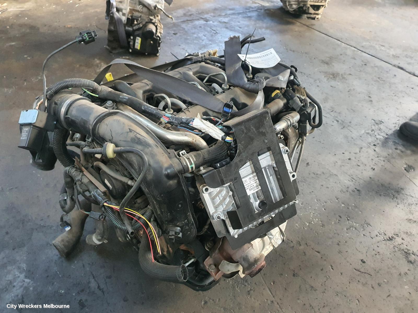 PEUGEOT 308 ENGINE, DIESEL, 2.0, TURBO, T7, VIN VF34*RHF, DW10BTED4 CODE, 09/2007 - 09/2014